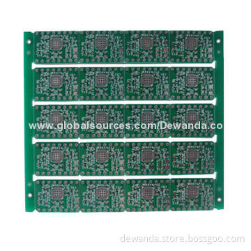 FR-4 PCB circuit with immersion gold surface treatment for telecommunications